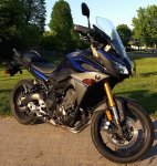 SOLD - 2017 Galaxy Blue Yamaha FJ 09 Sport Touring Bike with 3560 km