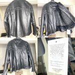 Unik Leather Scooter Jacket XL for sale.JPG