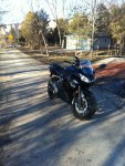 2011 kawasaki ninja 400r at pond street in front of driveway.jpg