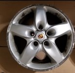 OEM Porsche Rims with Centre Caps