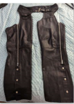 Men's leather chaps