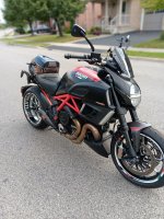 Scrap. 2012 Ducati Diavel.  (Sold)